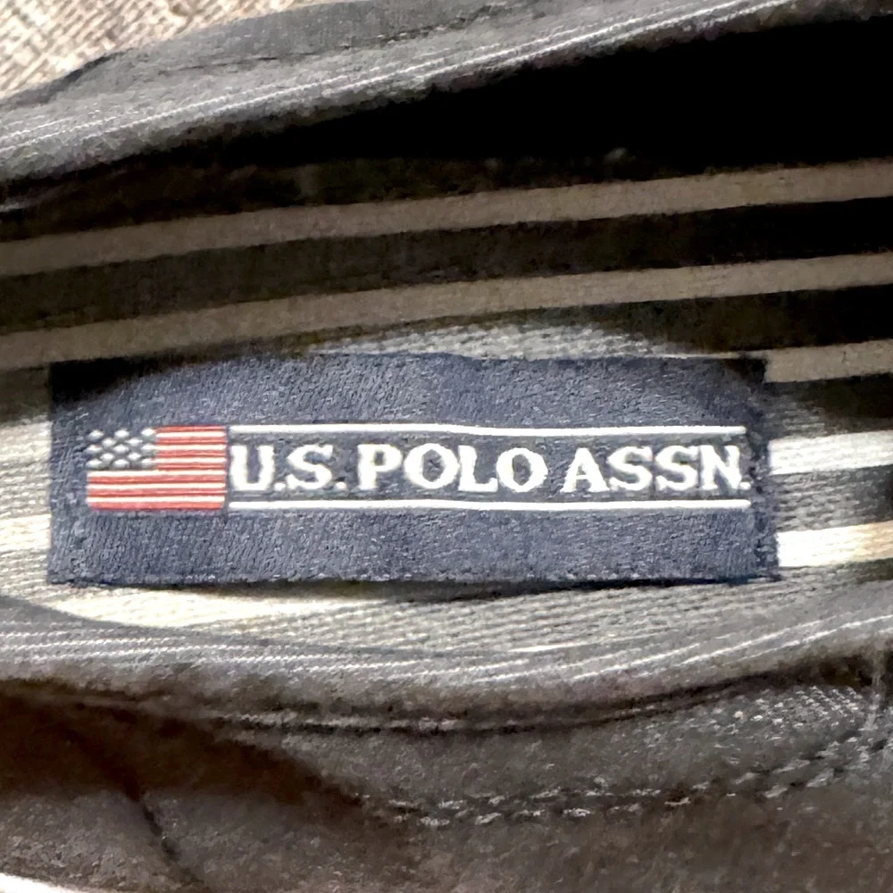 (6) US POLO ASSOCIATION Dark Gray / Black